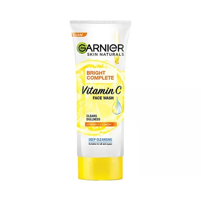 Garnier Bright Complete Vitamin C Face Wash 100 gm